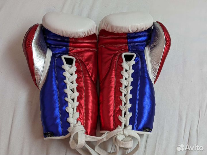 Боксерские перчатки кожаные 14oz