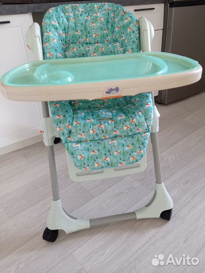 Стульчик для кормления chicco polly magic