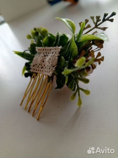 Свадебная заколка для волос