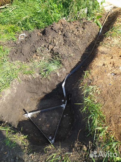 Монтаж контура заземления