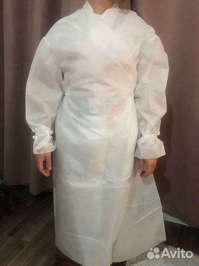 Медицинский халат хирургический одноразовый
