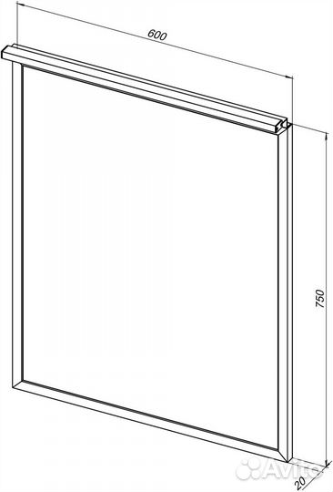 Зеркало Allen Brau 60 1.31013.02 Серебристое