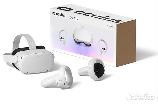 VR очки Oculus quest 2 + кабель + крепление + кейс