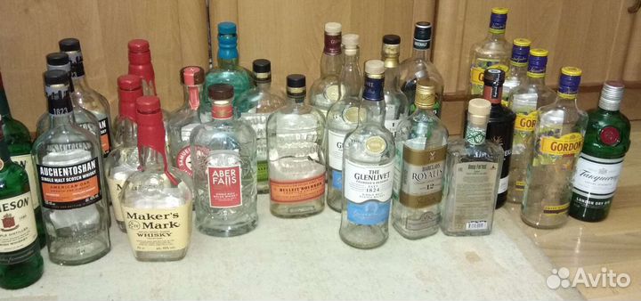 Бутылки из под алкоголя