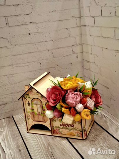 Съедобные букеты на 8 марта