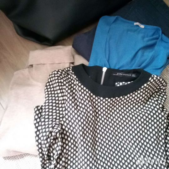 Сумка mango и пакет вещей