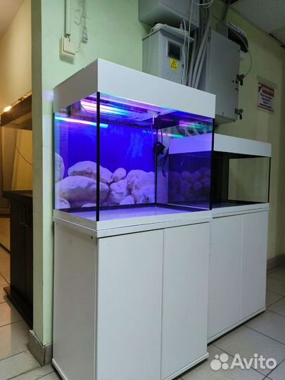 Аквариум 132 свет биофильтр фон подставка