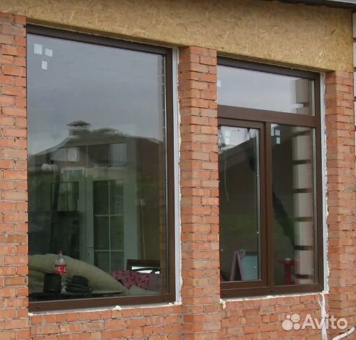 Окна пластиковые цветные