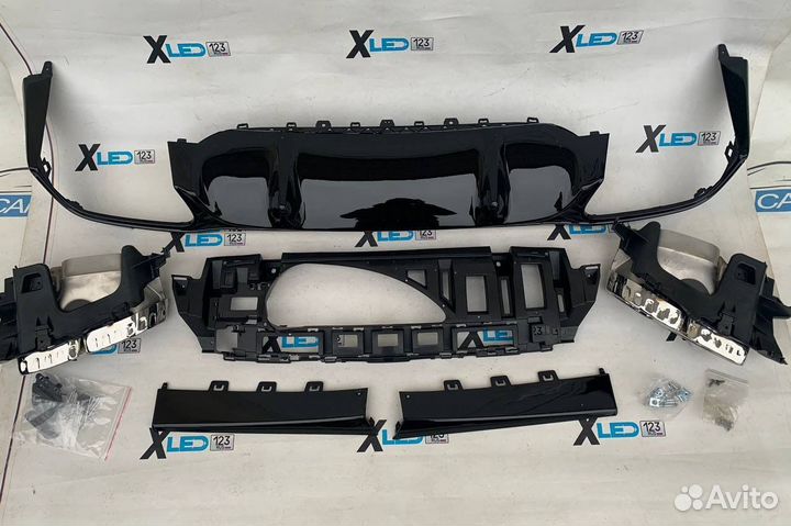 Диффузор заднего бампера Mercedes w213 рест