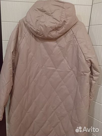 Пальто новое стёганое демисезон Россия 50-54