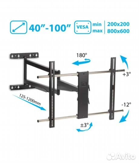 Кронштейн для телевизора на стену