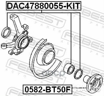 Подшипник ступицы DAC47880055-KIT DAC47880055KI