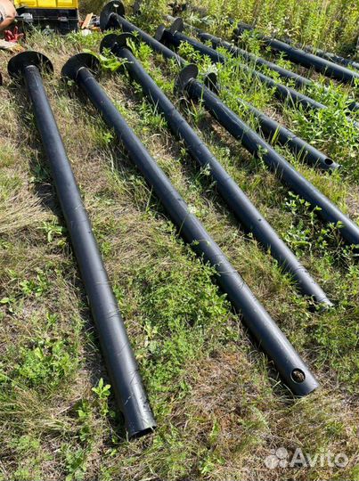 Винтовые сваи для бани