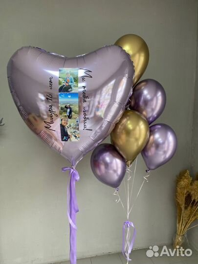 Воздушные шары с гелием/шарик с фотографией