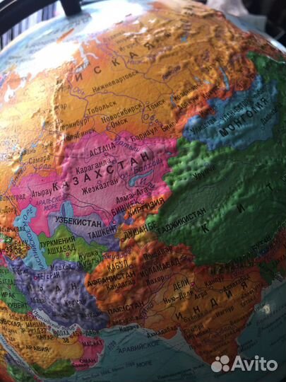 Глобус рельефный политический, 42см