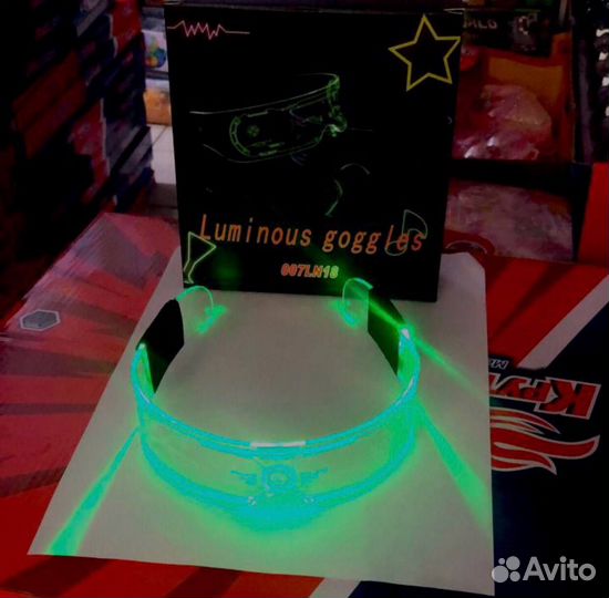 Неоновые LED очки оптом