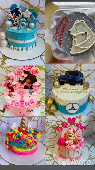 Торты капкейки на заказ