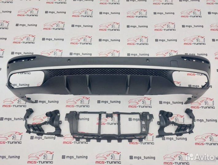 Диффузор 63 AMG Chrome на Mercedes GLS-Class X167