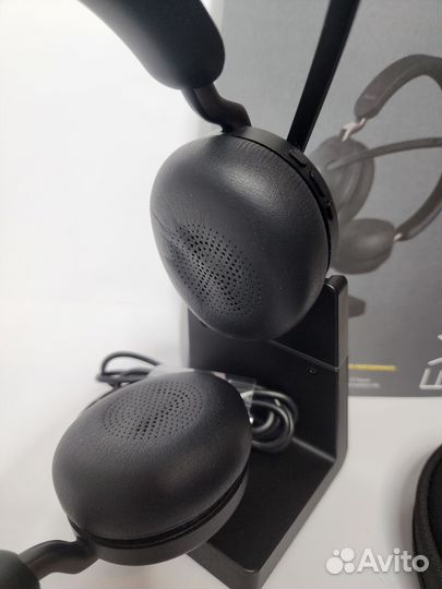 Наушники jabra evolve 2 65 с станцией новые