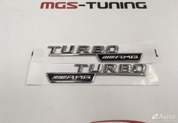 Шильдик на Mercedes AMG (Turbo)
