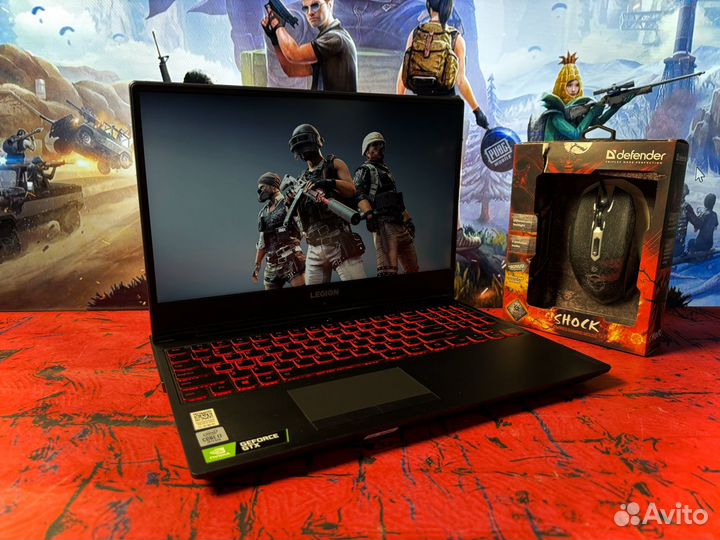 Ноутбук Lenovo Legion / Core i7 / GTX 1660Ti / SSD