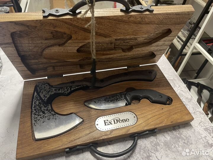 Подарок на день рождения Мужчине топор нож