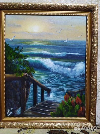 Картина маслом на холсте 