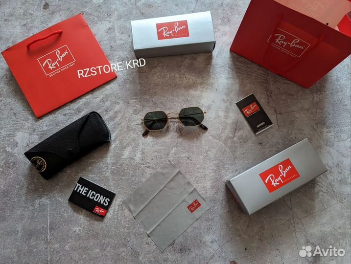 Очки Ray Ban Octagonal 3556 + доставка