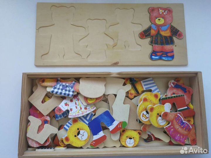 Логический куб деревянные игрушки