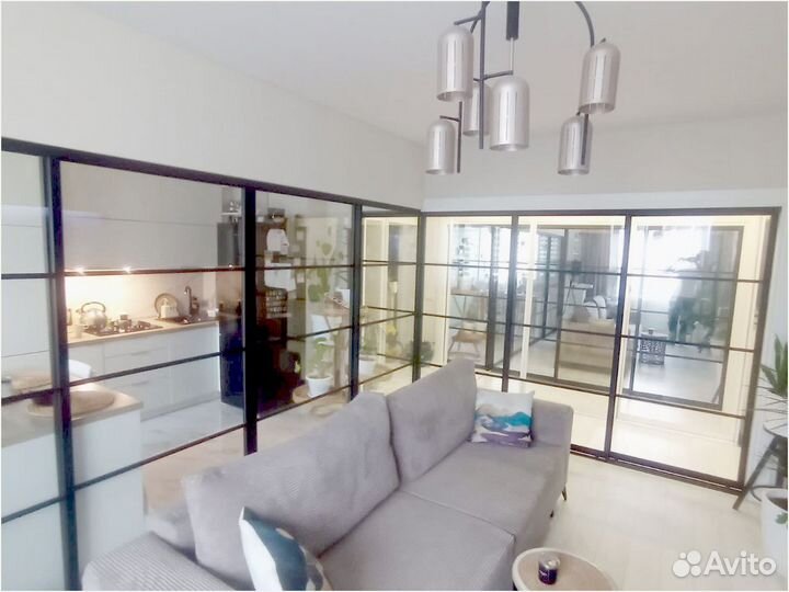 Перегородки раздвижные подвесные