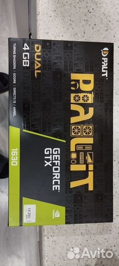 Видеокарта Palit geforce gtx 1630 4Gb