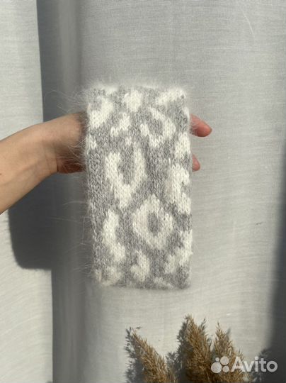 Повязка на голову из пуха норки