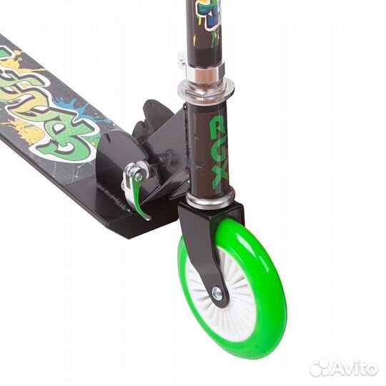 Самокат graffiti 125мм black