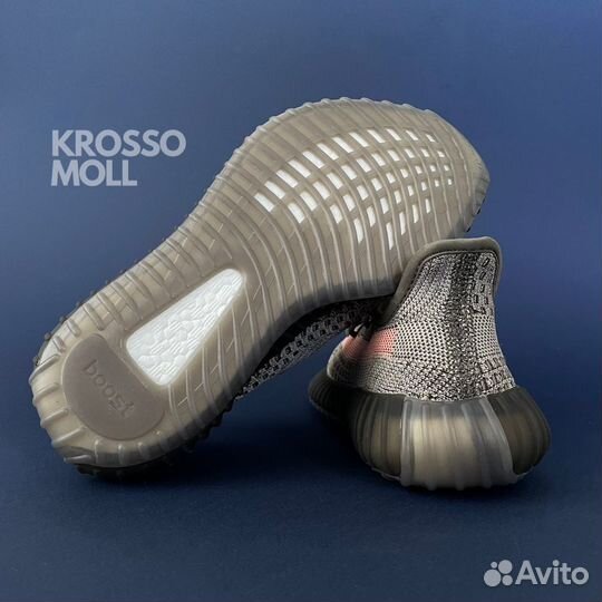 Кроссовки Adidas Yeezy 350 серые, рр 36-40