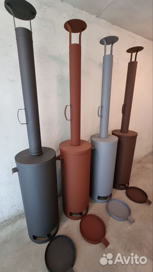 Печь для бассейна на дровах из нержавеющей стали