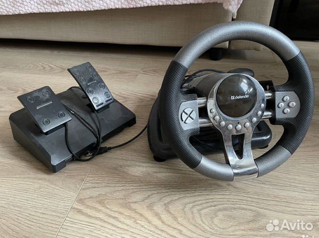Игровой руль Defender Forsage GTR купить в Москве | Электроника | Авито