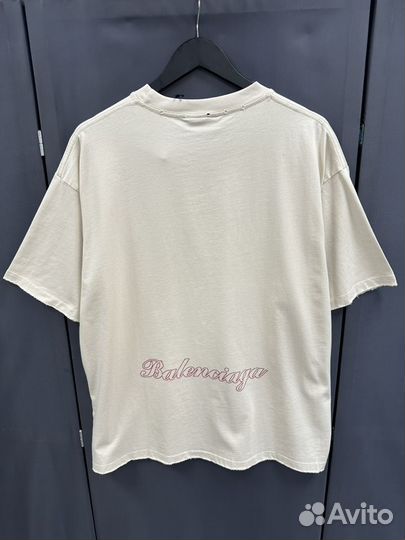 Футболка Balenciaga paris оверсайз (унисекс)