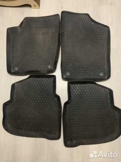 Коврики резиновые VW Polo