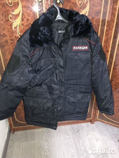 Полицейская форма зимняя костюм бушлат штаны