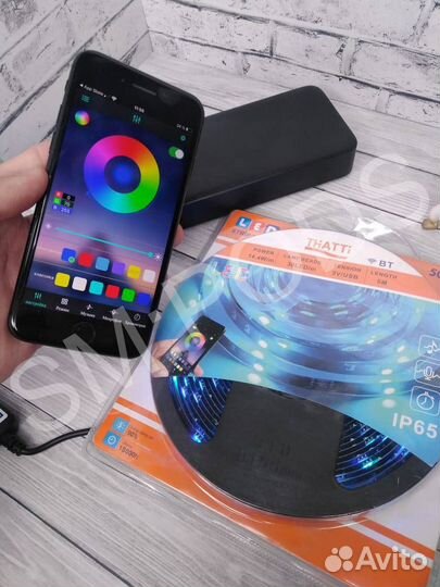 Светодиодная лента RGB 5050 с Bluetooth