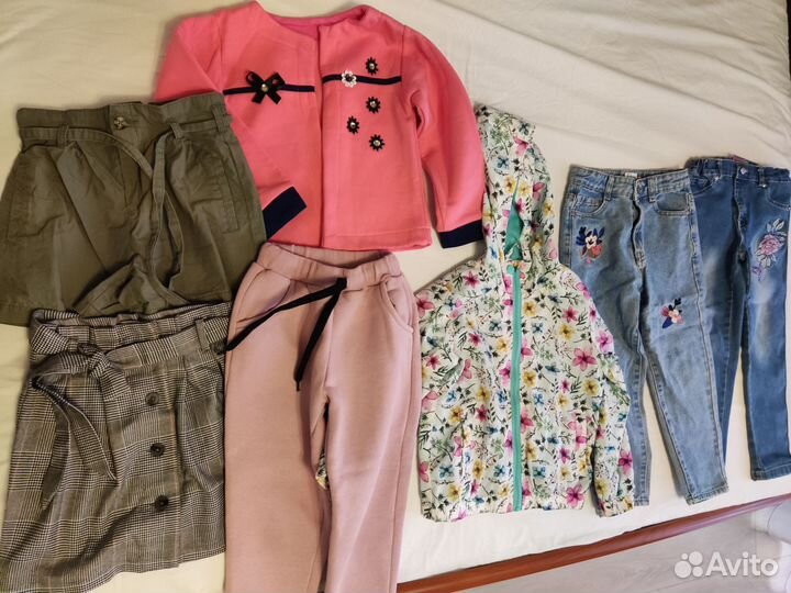 Вещи пакетом для девочки 110-116