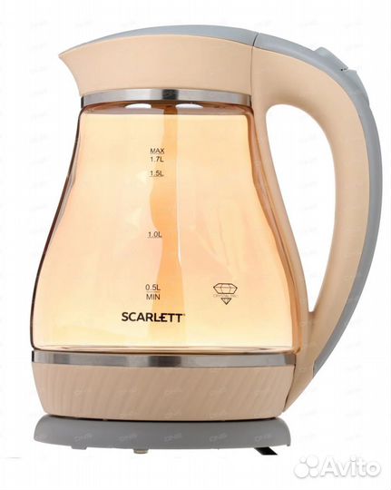 Электрочайник Scarlett SC-EK27G83 бежевый