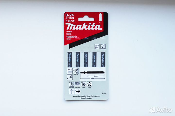 Пилки для лобзика Makita