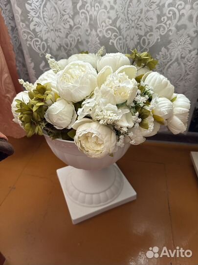 Свадебный декор, композиции в вазах для украшения