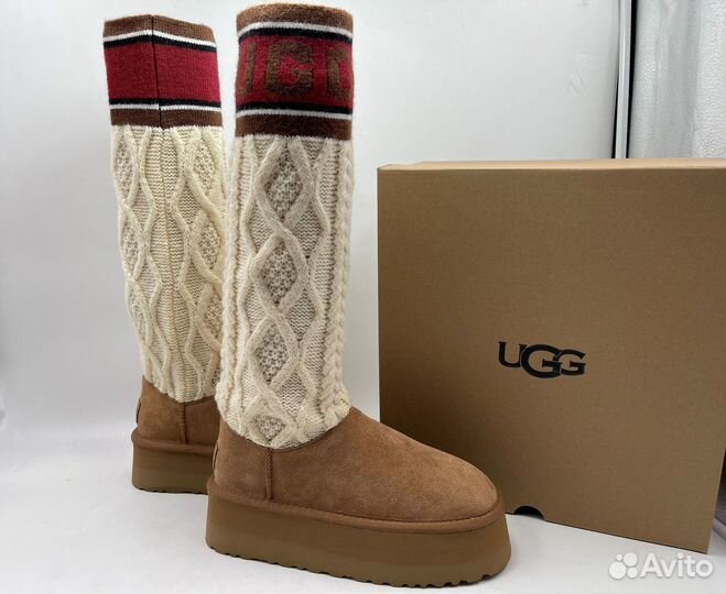 Женские Угги UGG Classic Sweater Letter