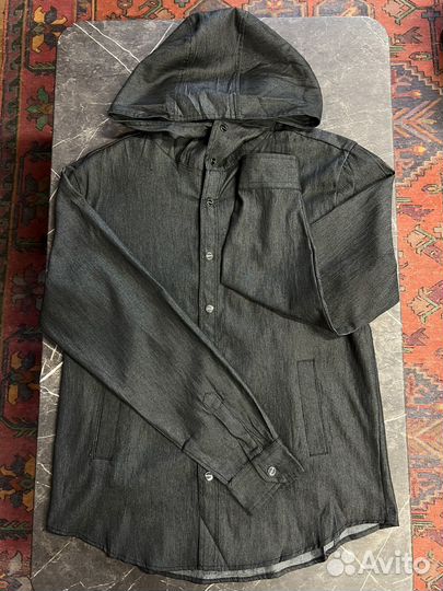 Рубашка kiton с капюшоном