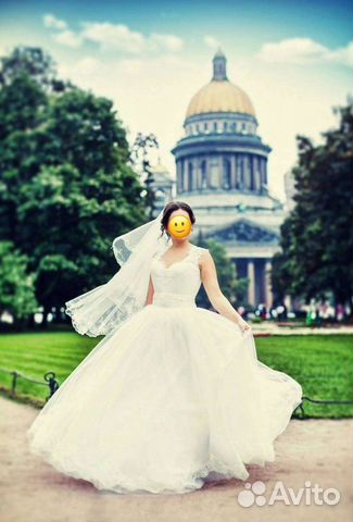 Свадебное платье пышное