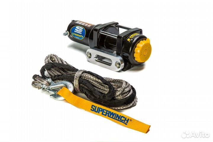 LT4000 лебедка электрическая 12В с синтет. тросом