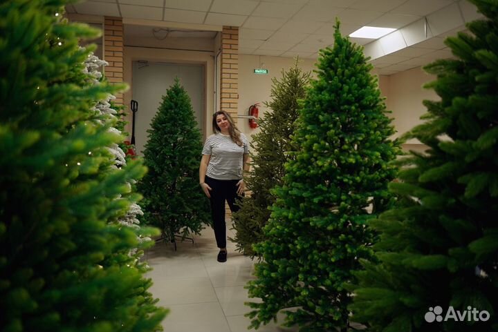 Елка искусственная литая 100%