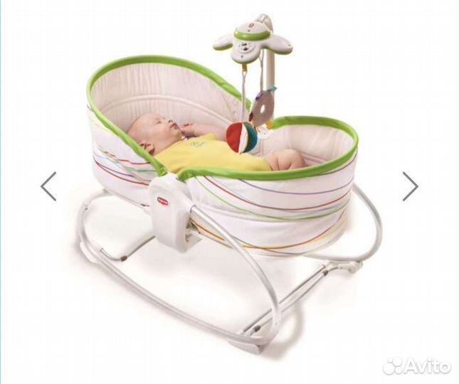Люлька баунсер шезлонг tiny love